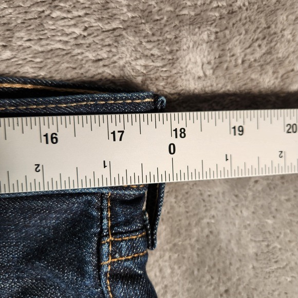 Levi's 514 Jeans Men's 34X32 Blue Dark Wash Straight Leg - Picture 2 of 13